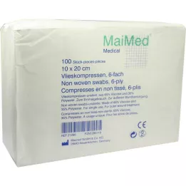 VLIESKOMPRESSEN 10x20 cm não estéril 6 camadas, 100 unidades