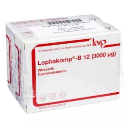 LOPHAKOMP B12 3.000 μg solução injetável, 20X2 ml