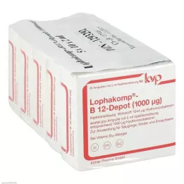 LOPHAKOMP Solução injetável B 12 Depot 1000 μg, 50X2 ml