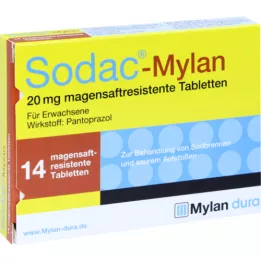 SODAC Comprimidos gastrorresistentes Mylan, 14 unidades