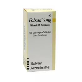 FOLSAN Comprimidos de 5 mg, 100 unidades