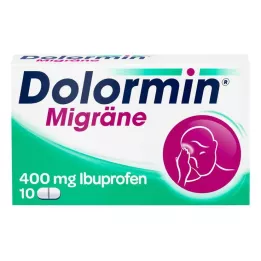 DOLORMIN Comprimidos revestidos por película para enxaqueca, 10 unidades