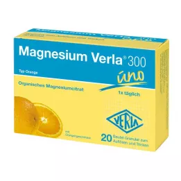 MAGNESIUM VERLA 300 Granulados de Laranja, 20 unidades
