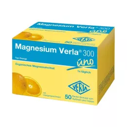 MAGNESIUM VERLA 300 Granulados de Laranja, 50 unidades