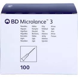 BD MICROLANCE 3 cânulas especiais 16 G 1 1/2 1,65x40 mm, 100 unidades