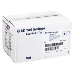 BD PLASTIPAK Spr.1 ml Luer Lok 3 partes, 100X1 ml