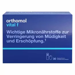 ORTHOMOL Pacote combinado de garrafa/cápsula para beber Vital F, 30 unidades