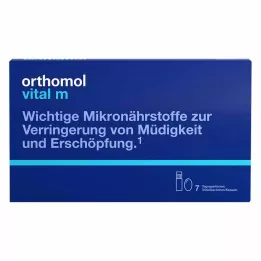 ORTHOMOL Pacote combinado de garrafa/cápsula Vital M, 7 unidades