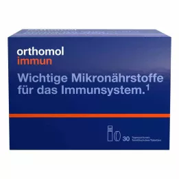ORTHOMOL Pacote combinado de frasco/comprimido para bebida imune, 30 unidades