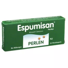 ESPUMISAN Cápsulas moles de Perlen, 25 unidades