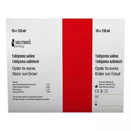 KLYSMA 1x solução salina, 10X135 ml