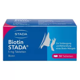 BIOTIN STADA Comprimidos de 5 mg, 50 unidades