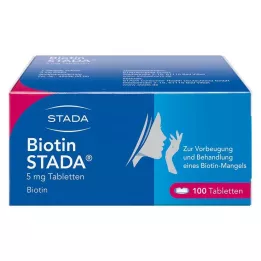 BIOTIN STADA Comprimidos de 5 mg, 100 unidades