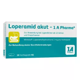LOPERAMID akut-1A Pharma cápsulas duras, 10 unidades