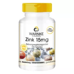 ZINK Comprimidos de 15 mg, 100 unidades