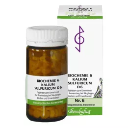 BIOCHEMIE 6 comprimidos de Kalium sulfuricum D 6, 200 unidades