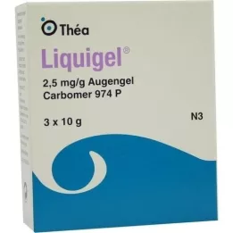 LIQUIGEL Gel para os olhos, 3X10 g