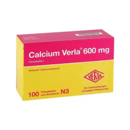 CALCIUM VERLA Comprimidos revestidos por película de 600 mg, 100 unidades