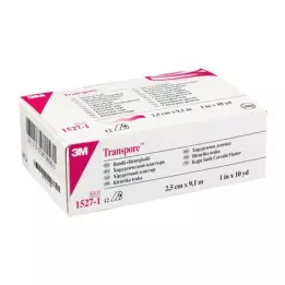 TRANSPORE Gesso 2,5 cm x 9,1 m, 12 peças