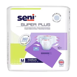 SUPER SENI Cuecas para incontinência adulto tamanho 2 M, 10 peças