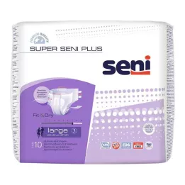 SUPER SENI Plus calças para incontinência noturna f.E.Gr.3 L, 10 unid