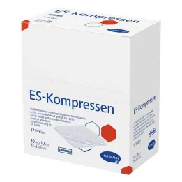 ES-KOMPRESSEN estéril 10x10 cm 8 dobras, 25X2 pcs