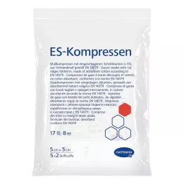 ES-KOMPRESSEN estéril 5x5 cm 8 vias, 5X2 pcs