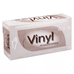 VINYL luvas sem xarge sem pó, 100 st