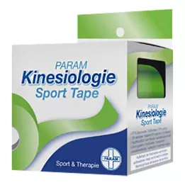 KINESIOLOGIE Fita Esportiva 5 cmx5 m verde, 1 unid