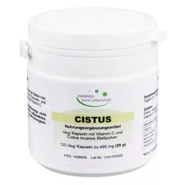 CISTUS INCANUS Cápsulas Vegi, 120 unidades