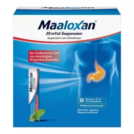 MAALOXAN Suspensão de 25 mVal, 50X10 ml