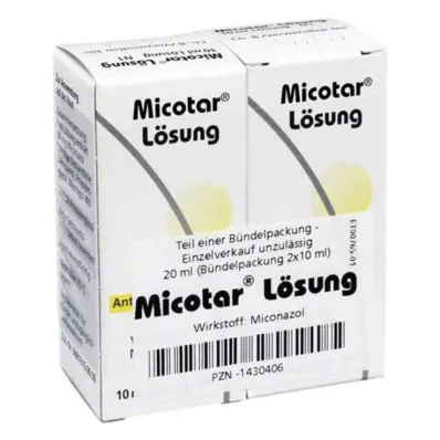 MICOTAR Solução, 20 ml MICOTAR Solução, 20 ml