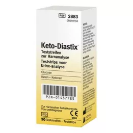 KETO DIASTIX Tiras de teste, 50 unidades