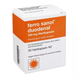 FERRO SANOL cápsulas duras duodenais com pellets revestidos msr., 50 unidades