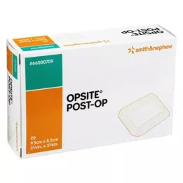 OPSITE Poste-OP Ligadura 8,5x9,5 cm individualmente estéril, 20X1 unid