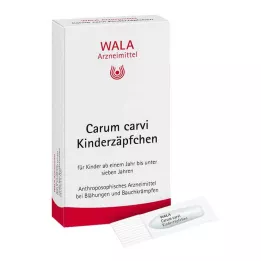 CARUM CARVI Supositórios infantis, 10X1 g