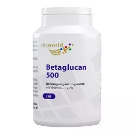 BETA-GLUCAN 500+ Cápsulas de Vitamina C+Zinco, 90 unidades