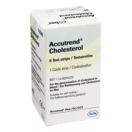 ACCUTREND Tiras de teste de colesterol, 5 unidades