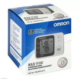 OMRON Monitor de pressão arterial de pulso RS3, 1 unidade