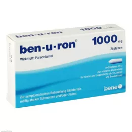 BEN-U-RON 1.000 mg supositórios, 10 unidades