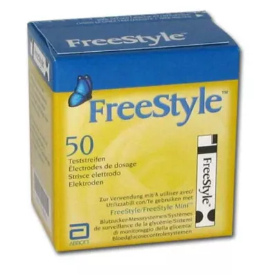 FREESTYLE Tiras de teste, 50 unidades FREESTYLE Tiras de teste, 50 unidades