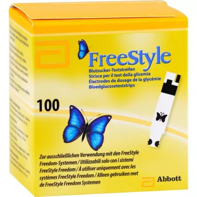 FREESTYLE Tiras de teste, 100 unidades FREESTYLE Tiras de teste, 100 unidades