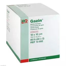 GAZIN Gaze comp.10x10 cm estéril 12 camadas, 40X2 pcs