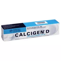 CALCIGEN D 600 mg/400 I.E. comprimidos efervescentes, 20 unidades