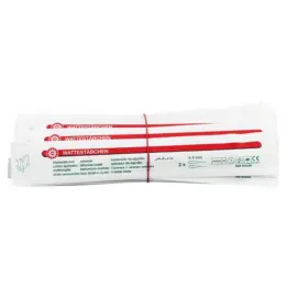 Cotonetes madeira 15 cm cabeça pequena estéril, 50x2 peças