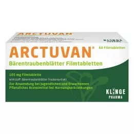 ARCTUVAN Comprimidos revestidos por película de uva-ursina, 60 unidades