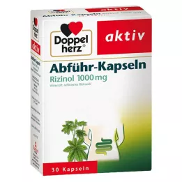 DOPPELHERZ Cápsulas laxantes Rizinol 1.000 mg, 30 unidades
