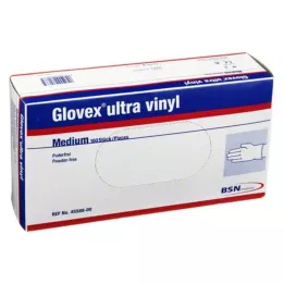 GLOVEX Luvas Ultra Vinil médias, 100 unid