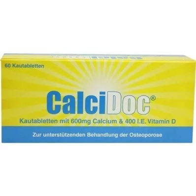 CALCIDOC Comprimidos mastigáveis, 60 unidades CALCIDOC Comprimidos mastigáveis, 60 unidades
