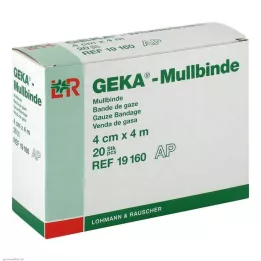MULLBINDEN GEKA 4 cm x 4 m, 20 peças